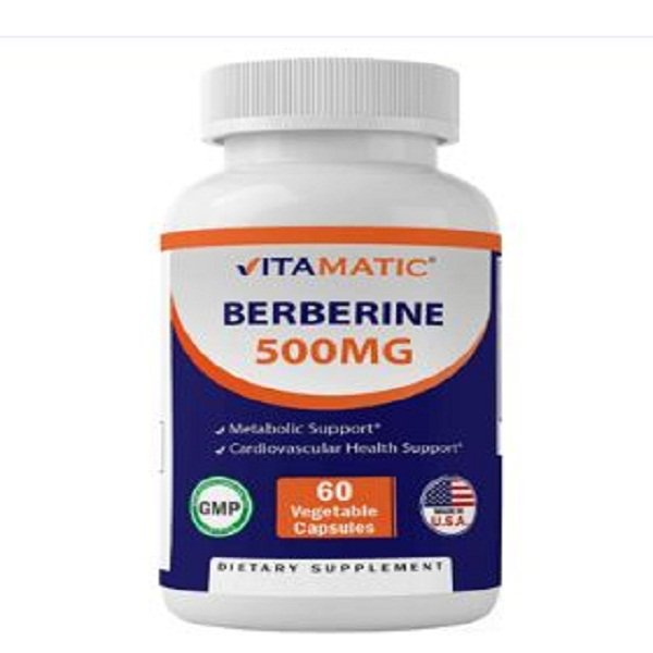 Vitamatic Berberine 500 Mg 60 Capsules