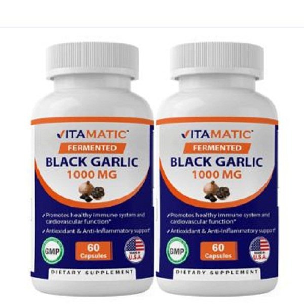 Vitamatic Fermented Black Garlic Extract 60 Capsules