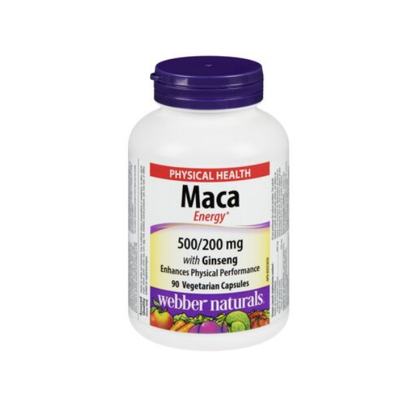 Webber Naturals Maca with Ginseng  90 Tablets