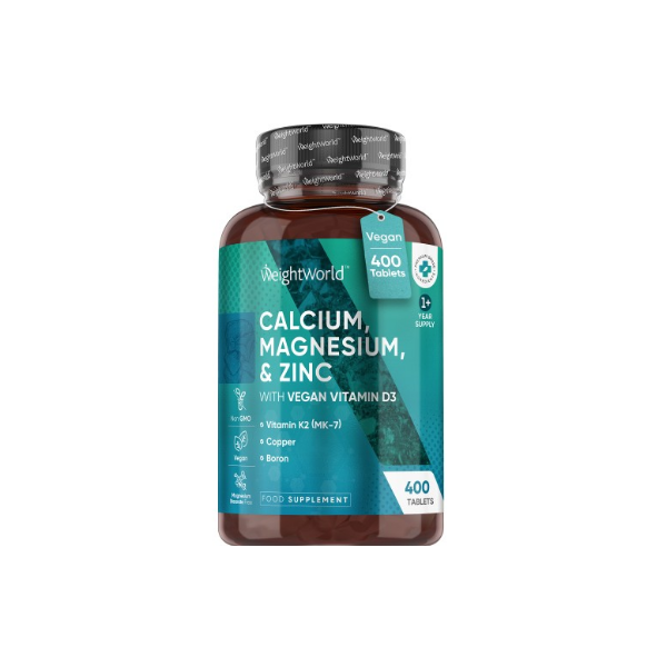 WeightWorld Calcium, Magnesium, Zinc 400 Tablets