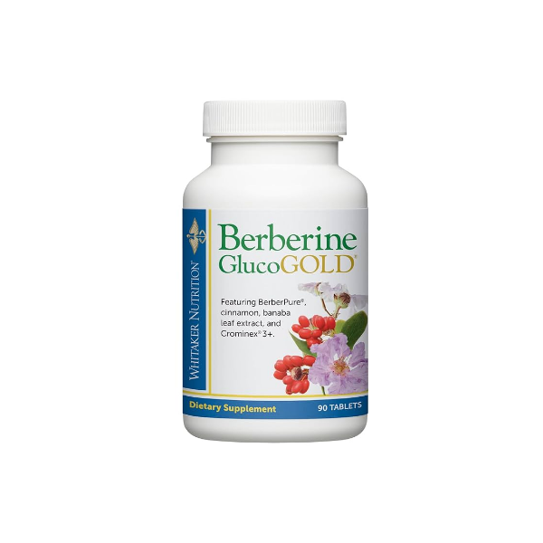 Whitaker Nutrition Berberine Gluco Gold 90 Capsules