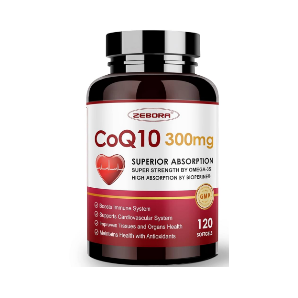 Zebora Co Q10 300mg  120 Capsules