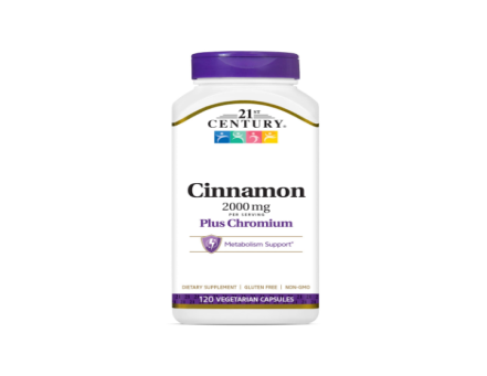 21st Century Cinnamon Plus Chromium 120 Capsules