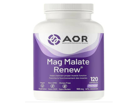 AOR Mag Malate Renew 120 Capsules