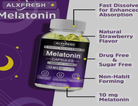 Alxfresh Melatonin 120 Capsules 