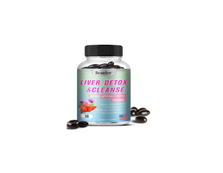 Bcuelov Liver Cleanse Detox 120 Capsules 