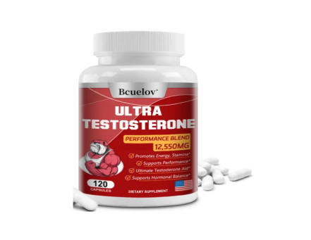 Bcuelov Men's Testosterone Booster 120 Capsules