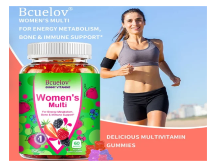 Bcuelov Women's Multivitamin 60 Gummies 