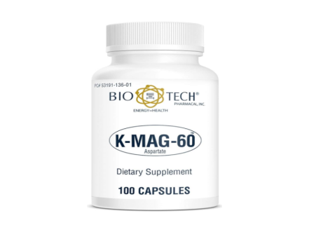 Bio Tech K-Mag-60 Supplement 100 Capsules