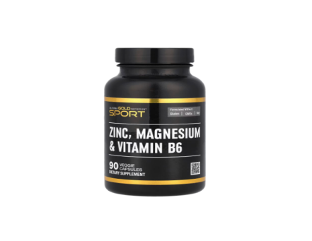 California Gold Nutrition Sport Zinc, Magnesium & Vitamin B6  90 Tablets