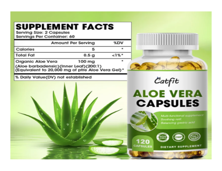 Catfit Aloe Vera 120 Capsules