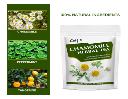 Catfit Chamomile Herbal Tea