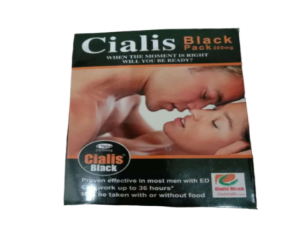 Cialis 20mg Black (6 Tablets) – Premium A+ Quality for Long-Lasting ED Treatment