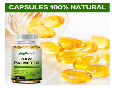 Cool Kint Saw Palmetto Extract 120 Capsules