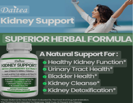 Daitea Kidney Support 120 Capsules
