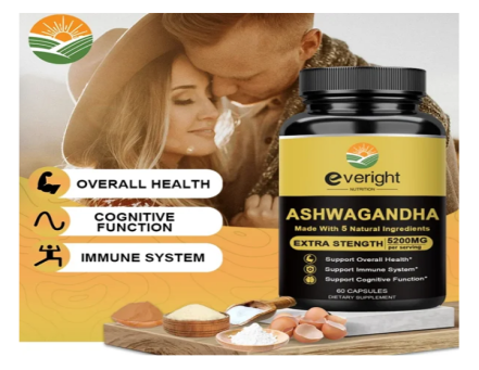 Everight Ashwagandha 5200mg 60 Capsules