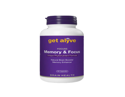 Get Alyve Focuss – Memory & Focus 60 Capsules