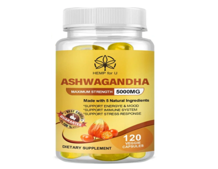 Hemp For U Ashwagandha Extract 120 Capsules