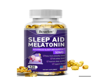 Bcuelov Sleep Aid Melatonin 120 Capsules