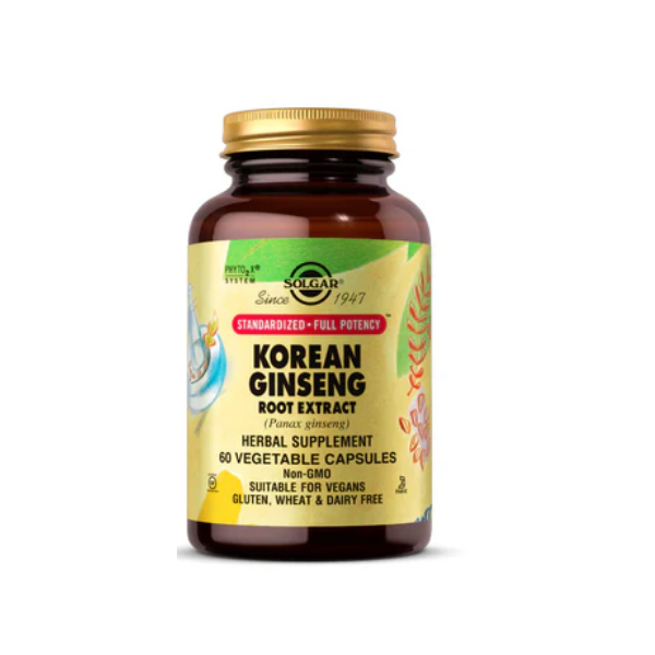 Solgar  Korean Ginseng Root Extract 60 Capsules