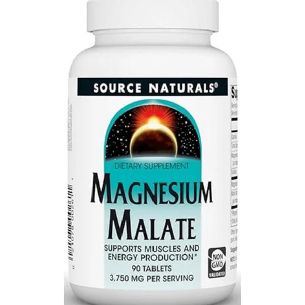 Source Naturals Magnesium Malate 90 Capsules