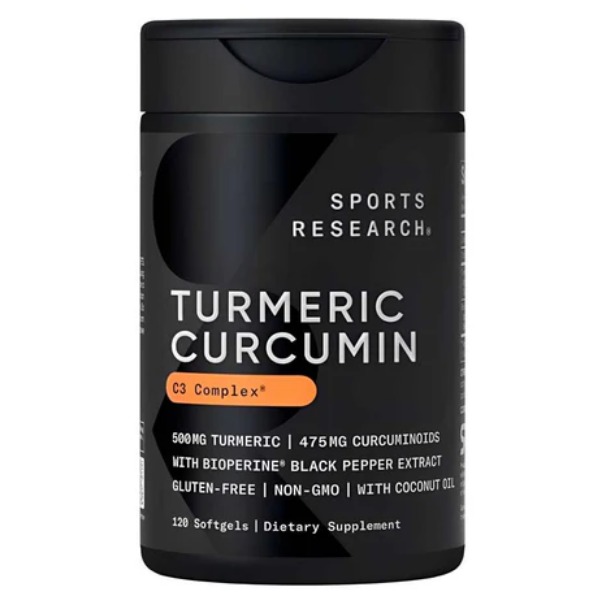 Sports Research Turmeric Curcumin 120 Capsules