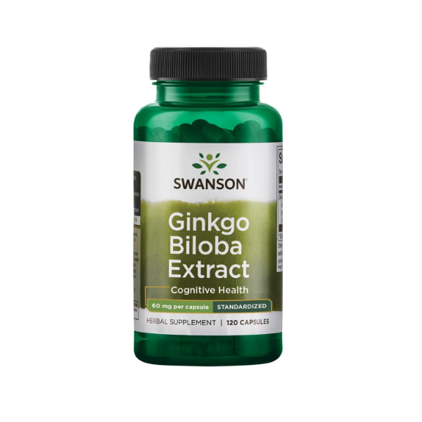 Swanson Ginkgo Biloba Extract  60 Capsules