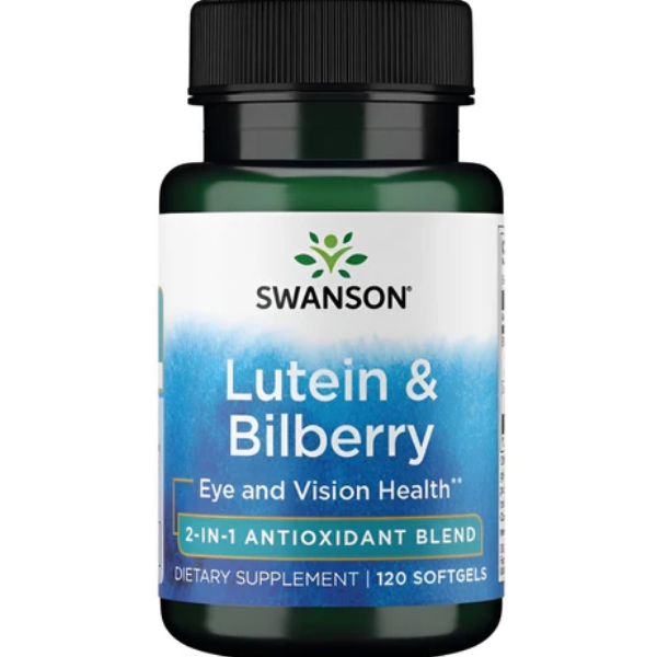 Swanson Lutein & Bilberry 120 capsules