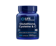 Life Extension, Glutathione, Cysteine & C, 100 Capsules