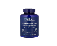 Life Extension Bone Restore Elite Calcium Supplement with Super Potent K2 120 Capsules
