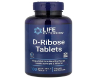 Life Extension D-Ribose Tablets 100 Vegetarian Tablets