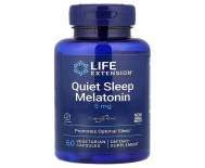 Life Extension Quiet Sleep Melatonin 60 Vegetarian Capsules