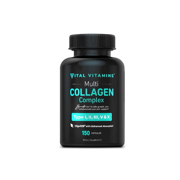 Vital Vitamins Multi Collagen Complex  150 Capsules 